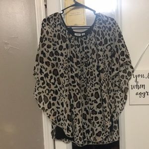 Cheetah print top!